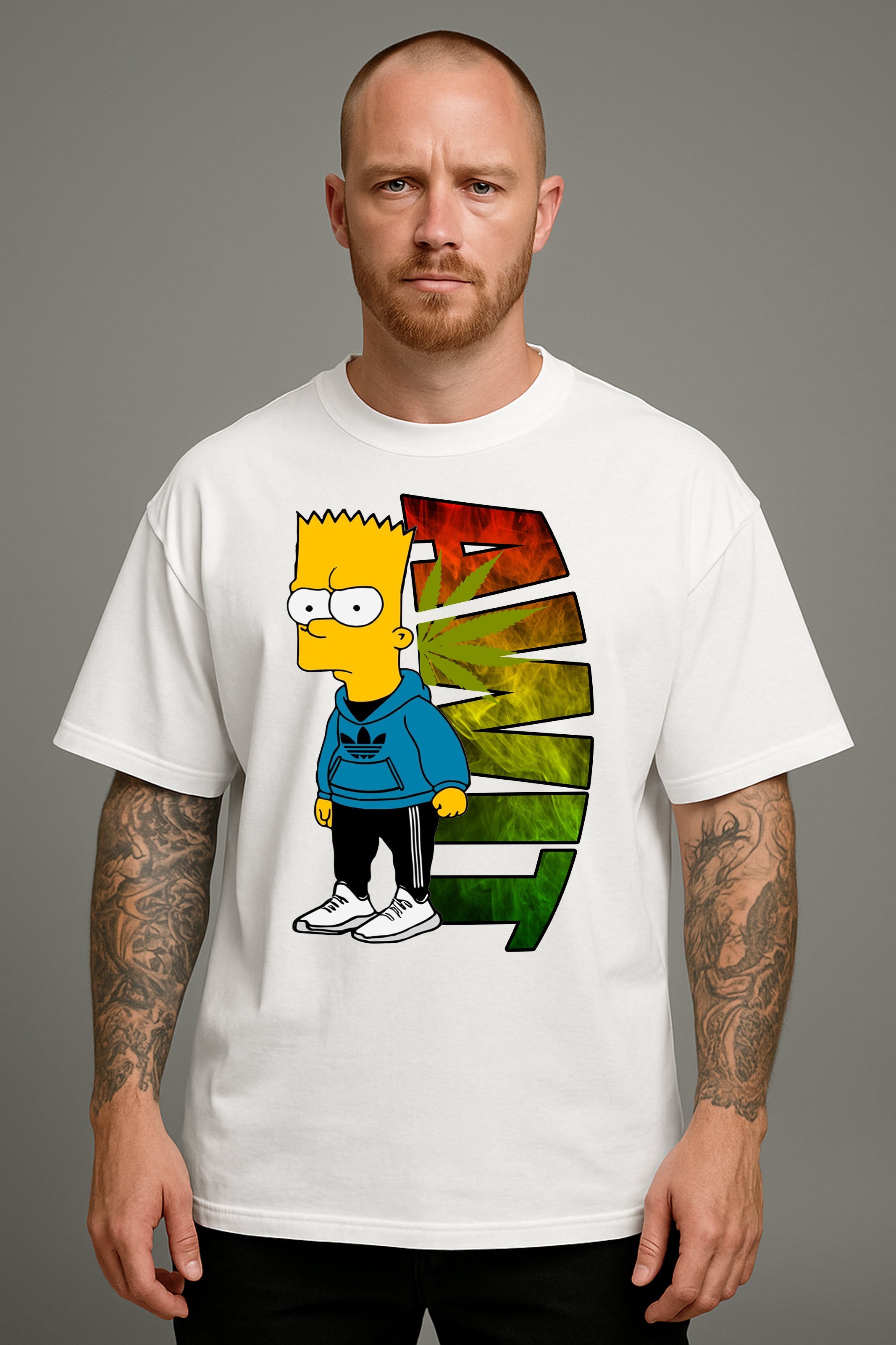 Bart Streetwear Rasta Vibes Tee
